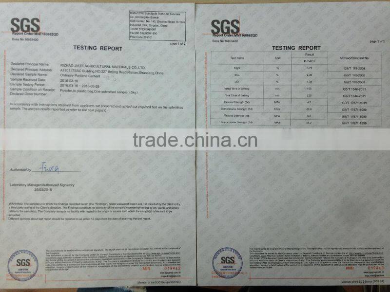 cement price per ton