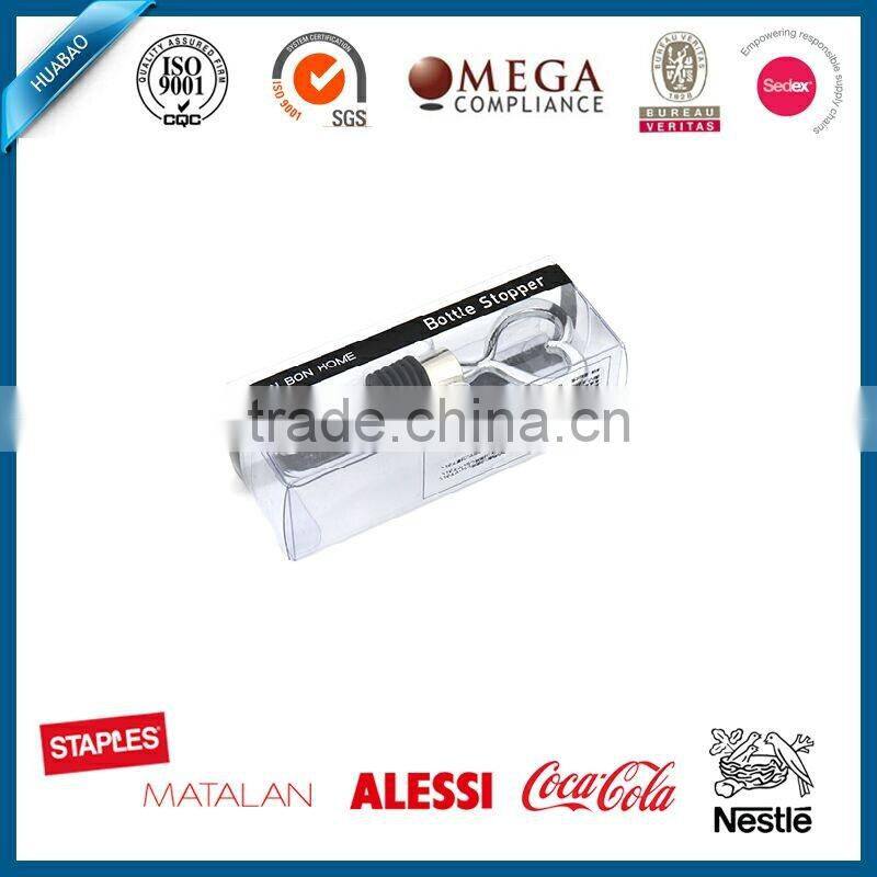 Elegant heart shape stainless steel wine bottle stopper metal bottle cap wine stopper