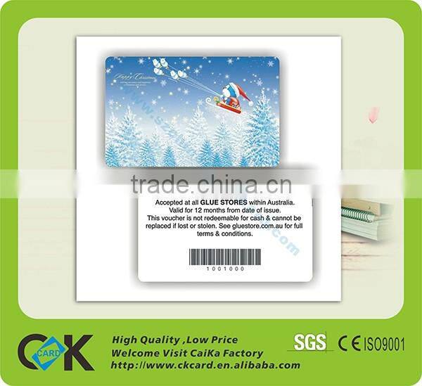 Direct sale loyalty member gift card ticket free sample