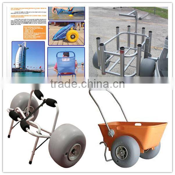 high quality Pneumatic Tyre balloon wheels for beach cart
