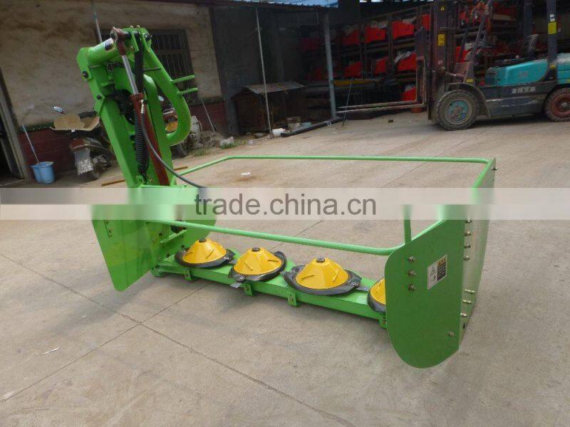 New model drum disc mower,tractor lawn mower,3 point hitch rotary disc mower with CE approved