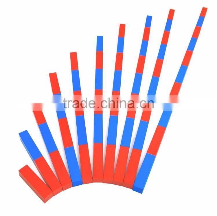 Wooden educational toys Math montessori material for kindergarten