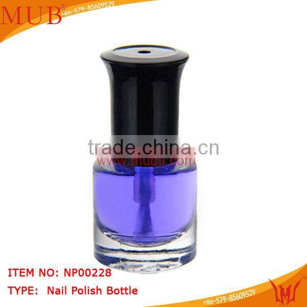 20ml pe nail polish bottle with brush