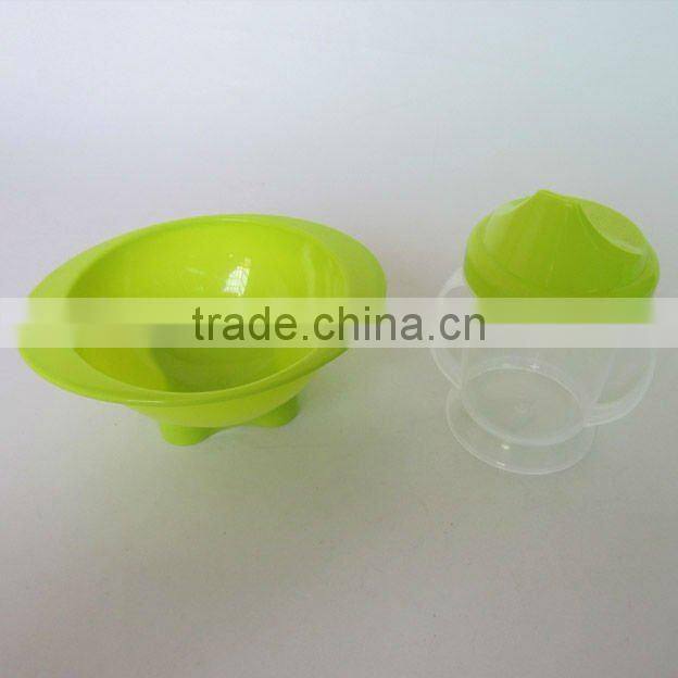 5pcs square plate plastic picnic set