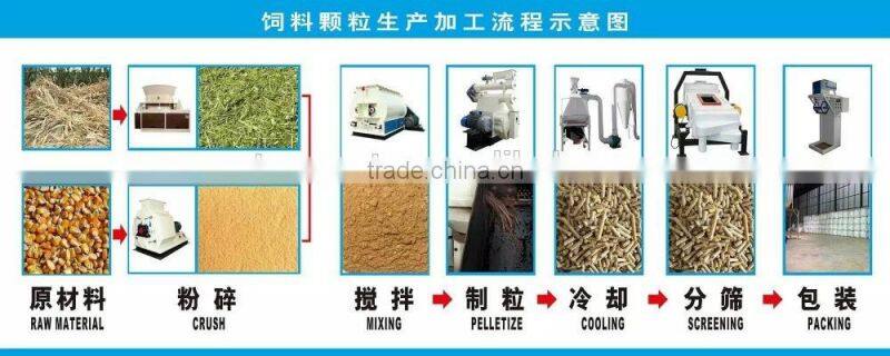 hot sales in kenya animal feed pellet processing plant / feed pellet machine