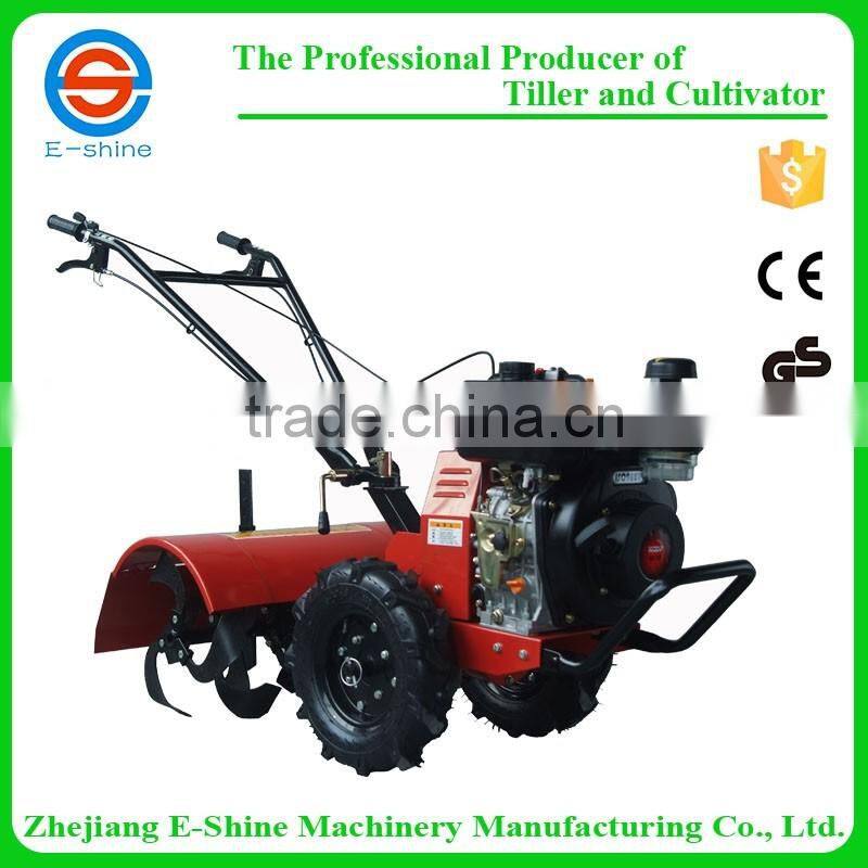recoil start diesel tiller mini tractor