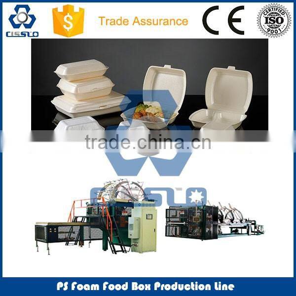 Disposable lunch box making line