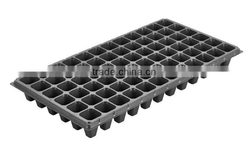 T72 black ps plug tray for seed planting 0.5MM