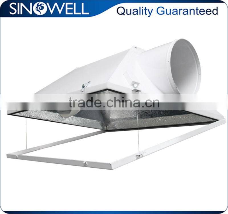 Premium HID 6 Inch Hydroponic Air Cooled Grow Light Reflector Hood