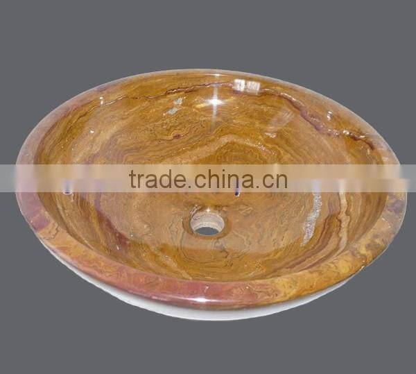 WHOLESALE 2017 NEW PRICE BROWN GOLDEN ONYX SINKS BASINS COLLECTION