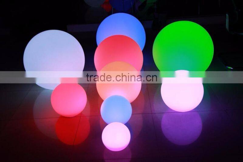 Rechargeable Colorful Changing Flashing Light LED Growing Round Balls