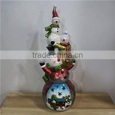 2016 artificial tall led snowmans