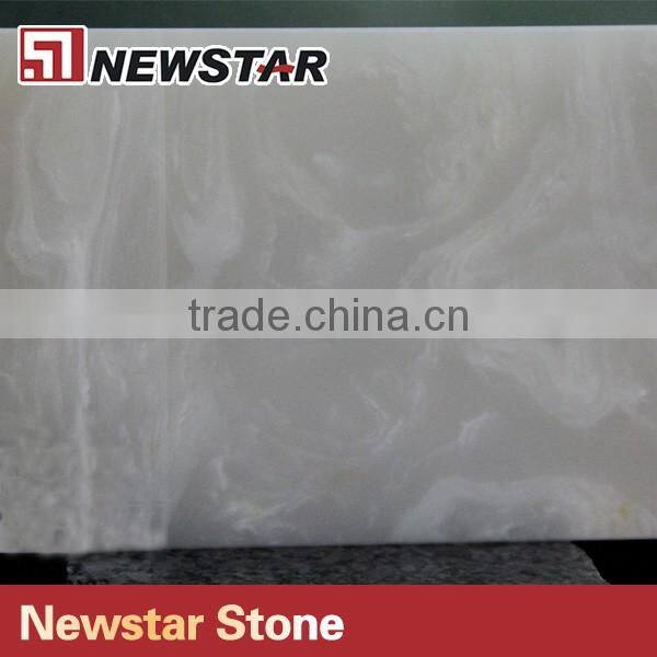 Cheap White Onyx Luxury Decoration Artificial Onyx
