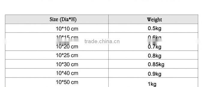 Cylindrical straight hydroponic glass containers transparent glass vase