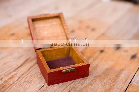 Customization Printing Wooden Box UV Printing Jewel Case Vintage Pattern