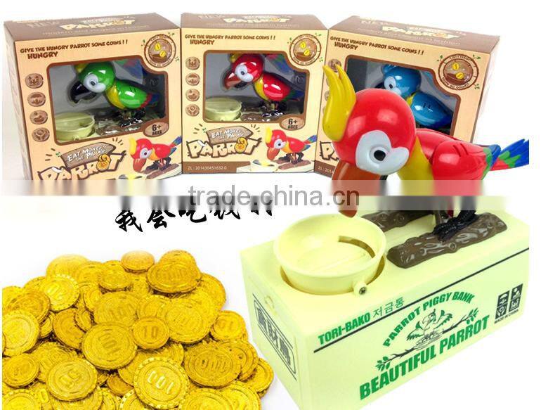 coin bank money box plastic electronic cute bird coin saving