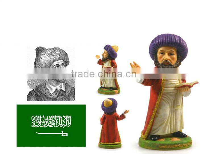Custom figurine Mohamed of Arabia famous people statue