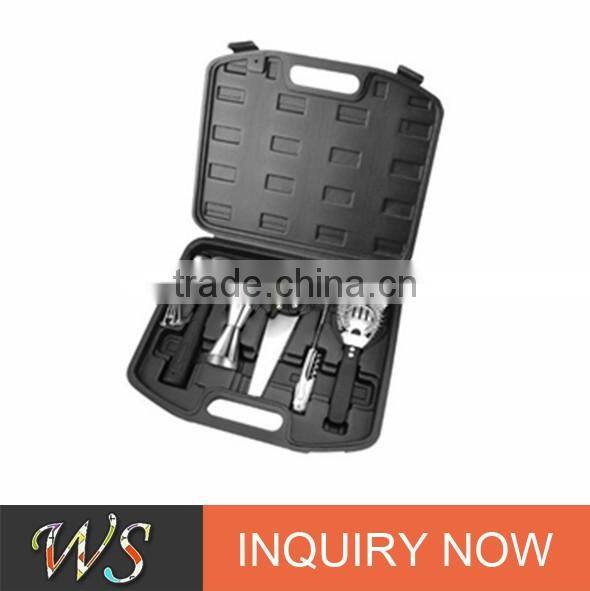 2017 famous high quality and popular cocktail shaker strainer set