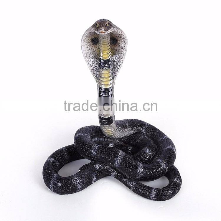 Antique animal craft king Cobra snake resin statue