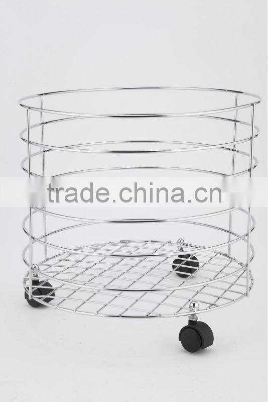 metal/stainless steel towel rack--hotel used towel basket