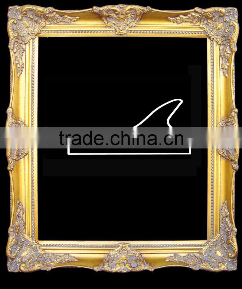 Vintage Baroque Wooden Ornate Picture Frame for Oil Paintings Cusotmized Colors Available