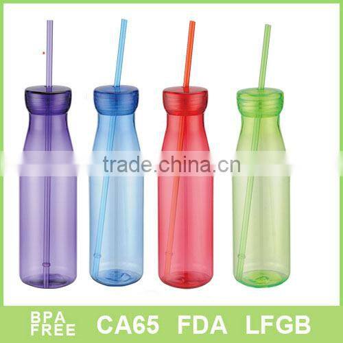 Plastic milk storage water bottle for kids