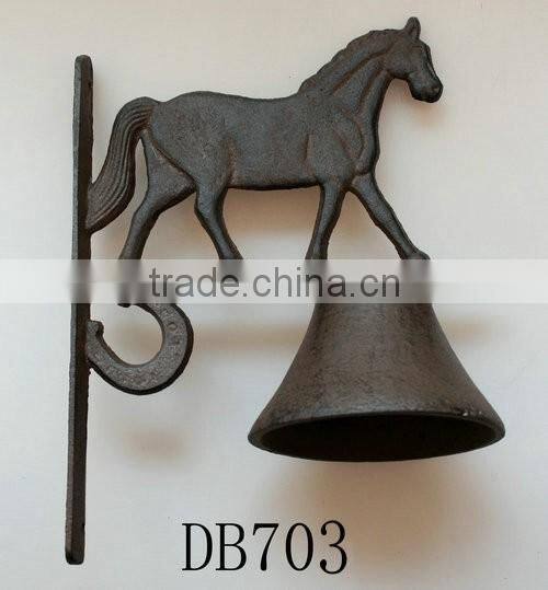 home decor horse iron door bell