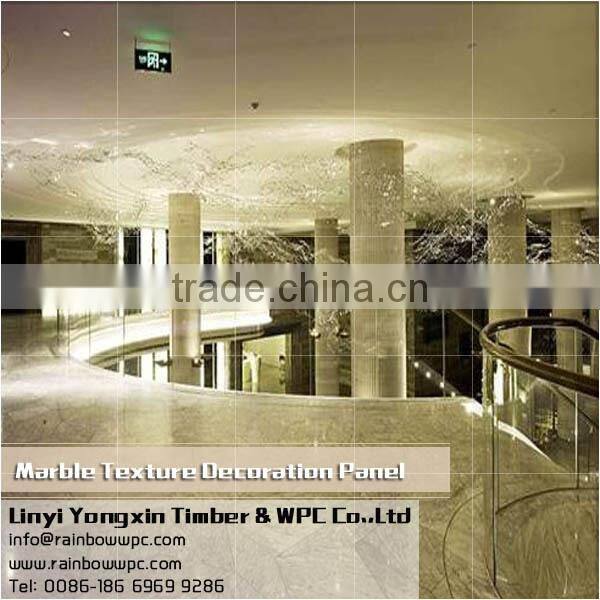 036 Interior Decorative Marble Texture waterproof Pvc Bathroom Wall Panels