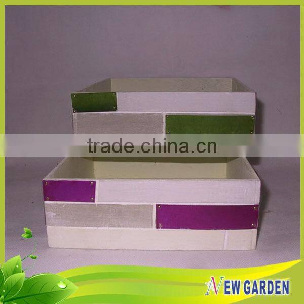 High grade Farmhouse Durable Decorative Metal Window Box Planters