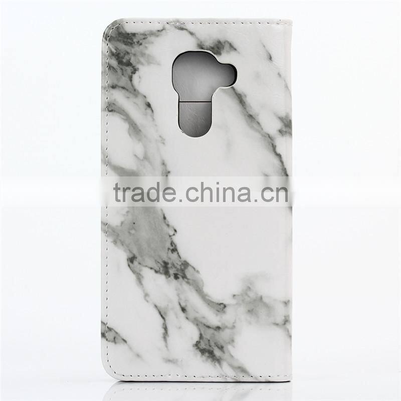 Noble design high quality marble PU card bumper/pocket cell phone case for Blackberry DTEK60