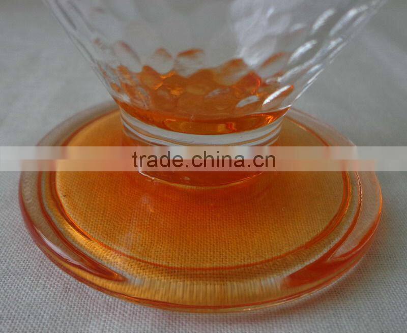 Wholesale clear Ice cream glass cup