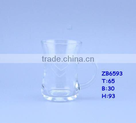 Handmade clear cheap scented votive shot glass