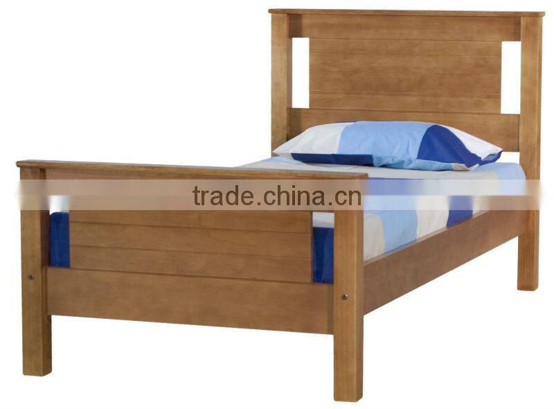wood slat bed