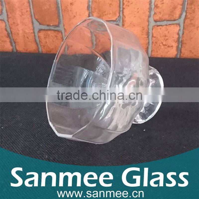 Manufacture Glass Bowl Crystal Glass Sugar Bowl Candy Bowl