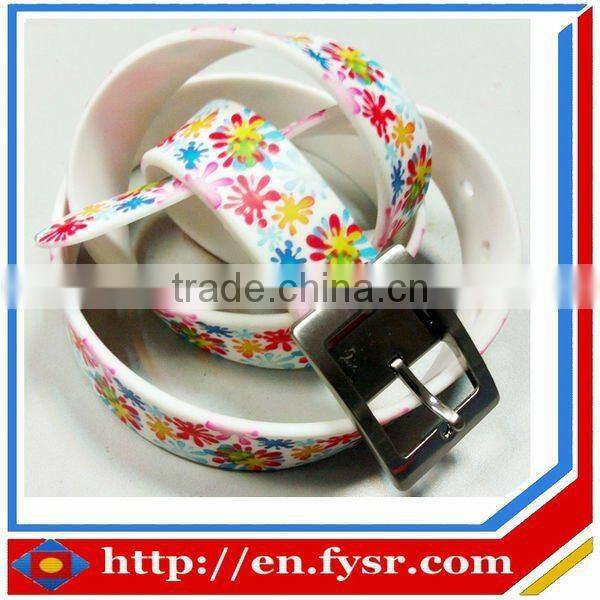 Screening printing silicone belt