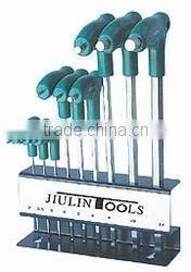 9pcs T handle Hex Key Wrench