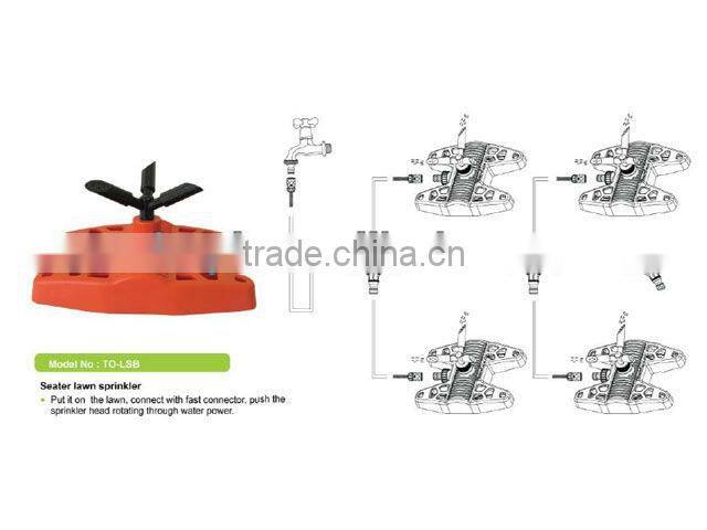 Garden irrigation sprinkler, garden 360 degrees rotating sprinker