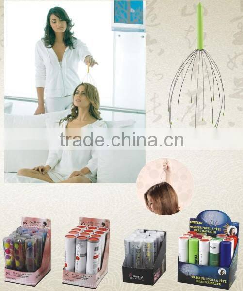 colorful head massager apollo massage