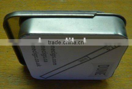 Two Piece Metal Cigarette Tin Case
