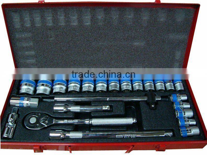hardware 24pcs CR-V ratchet socket set