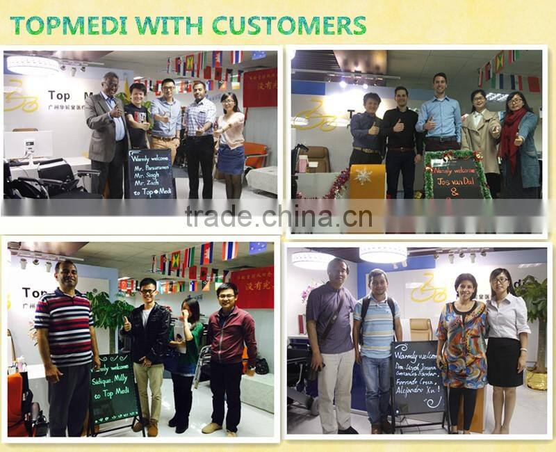 TOPMEDI high quality CE ISO approved central locking castor 7 function electric bed