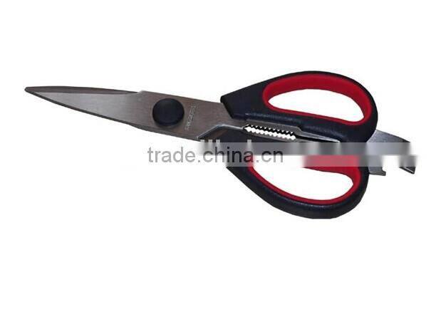 Plastic Handle White Kitchen Scissors With Stainless Steel RTKS004AP