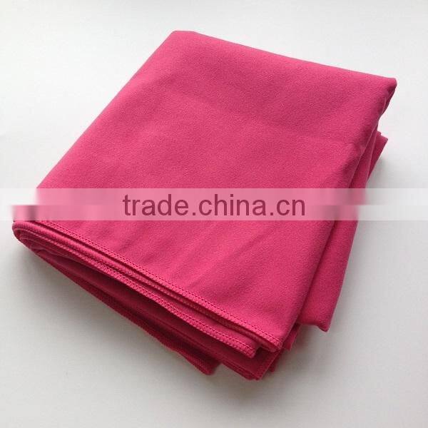 antibacterial quick dry suede towel microfiber suede towel