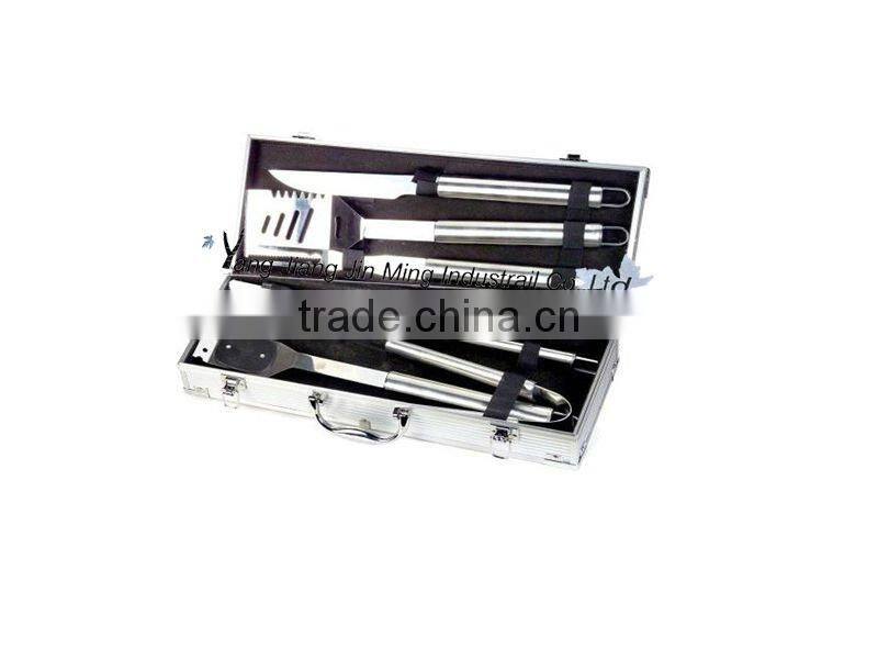 classic stainless steel kitchen bbq tool set for garden
