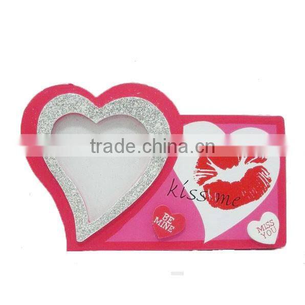 MDF picture love photo frame with printing kiss me be mine miss you