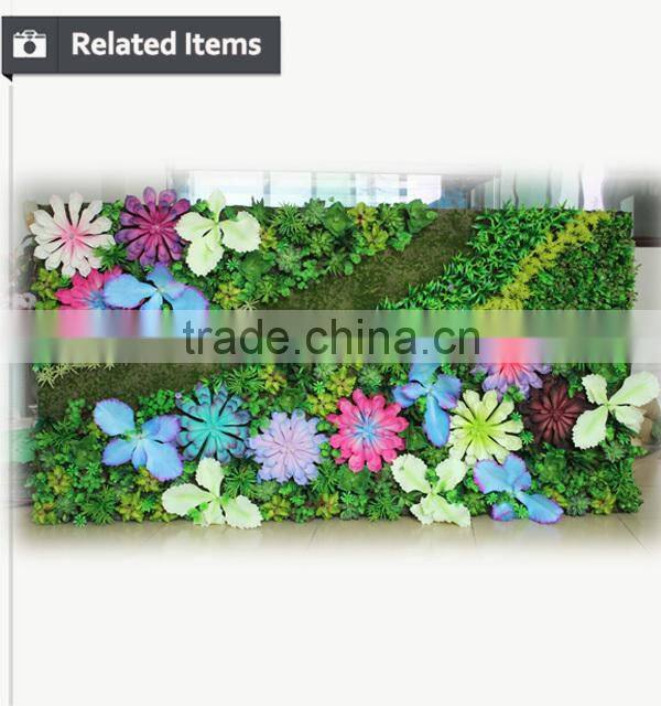 Artificial vertical garden Artificial plant wall decorarion fake green wall