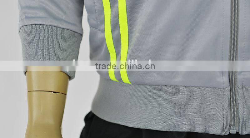 2016 Fashion Brand designer Factory OEM professional Mens' Sport wear sets jacket and pants suit