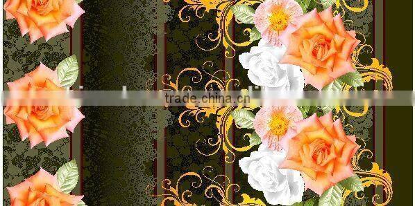 100%polyester disperse dyed 3D print