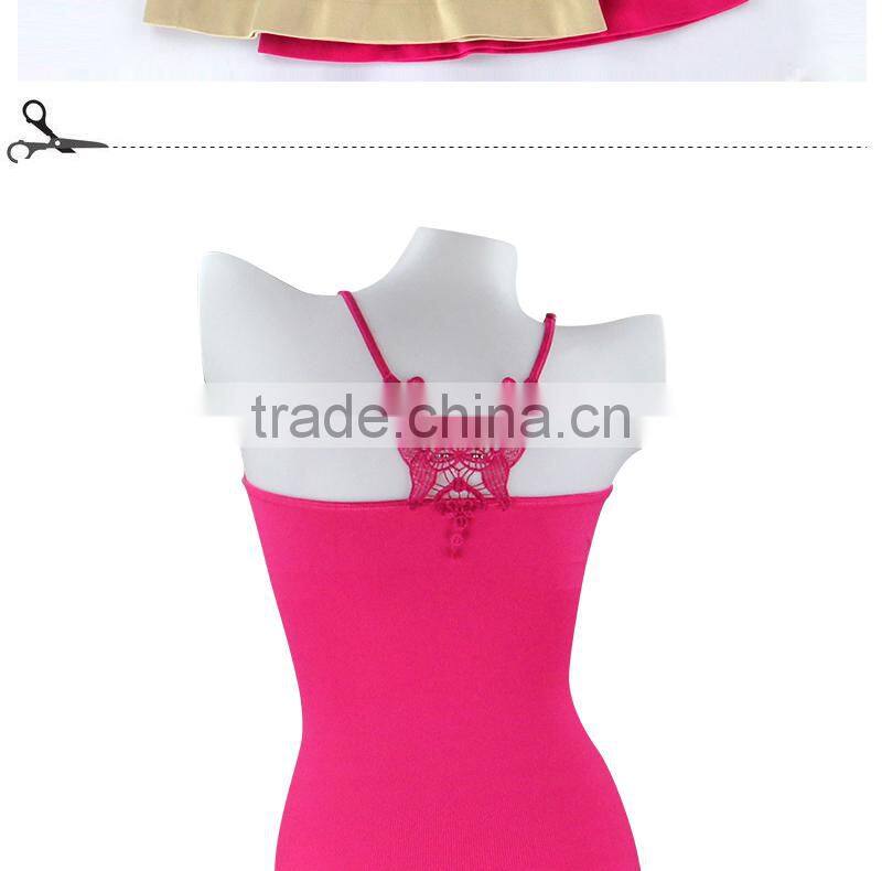 Ladies long one piece hot sexy seamless control camisole