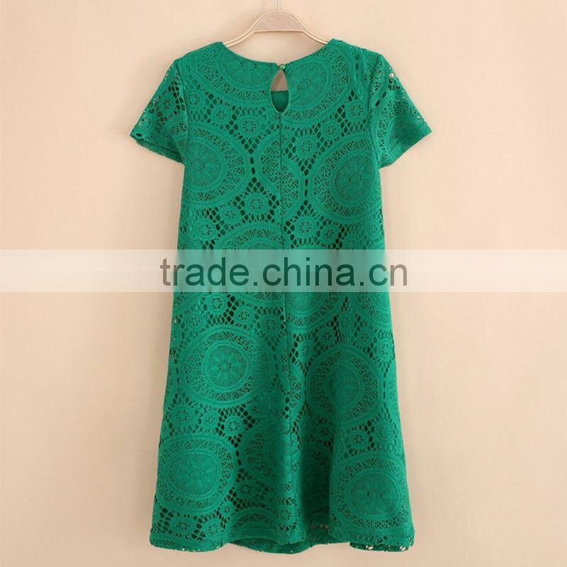 Maxnegio basic lace dress for ladies